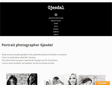 Tablet Screenshot of gjesdal.org